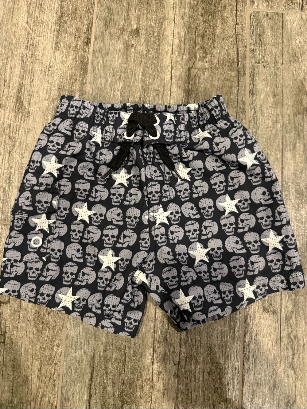Mish Toddler Baby Swim Board Shorts Skulls & Stars - 18 months